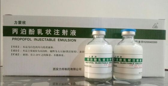 Un buen precio. Emulsión 2078-54-8 del GMP Profol Inj de general anestesia de Propofol 50ml: 500mg en línea